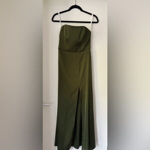 Azazie Olive Green Dress